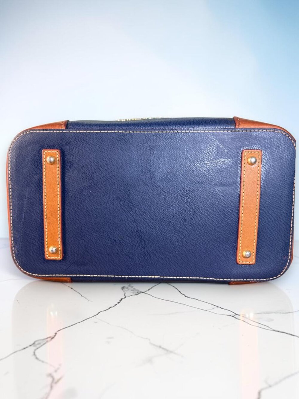 Dooney & Bourke Shelby Shopper Leather Tote Bag with Matching Wristlet Set - Picture 9 of 16